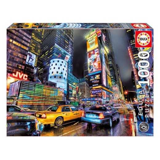 Educa Pussel: Times Square, New York 1000 Bitar i gruppen PUSSEL / 1000 bitar hos Spelexperten (15525)