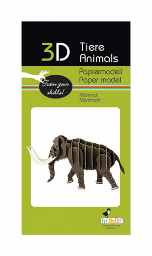 3D papperspussel, Mammut i gruppen PUSSEL / Modellbyggen hos Spelexperten (158127)