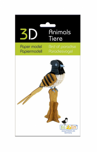 3D papperspussel, Paradisfågel i gruppen PUSSEL / Modellbyggen hos Spelexperten (158130)