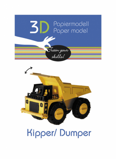 3D papperspussel, Dumper i gruppen PUSSEL / Modellbyggen hos Spelexperten (158582)