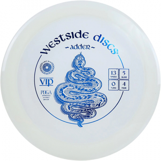 Westside Discs VIP Adder White i gruppen UTOMHUSSPEL / Disc Golf & frisbee hos Spelexperten (16030)