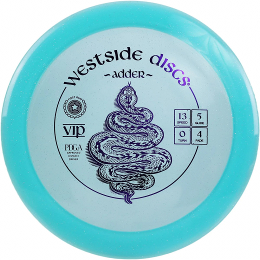 Westside Discs VIP Adder Turquoise i gruppen UTOMHUSSPEL / Disc Golf & frisbee hos Spelexperten (16057)