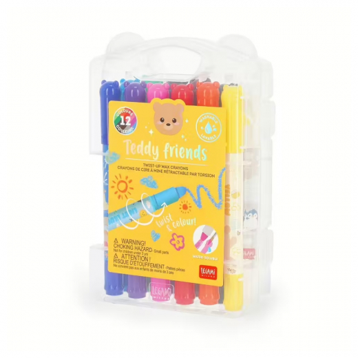Twistable Crayons Vaxkritor Teddy Friends 12 st i gruppen Nyheter hos Spelexperten (168581)