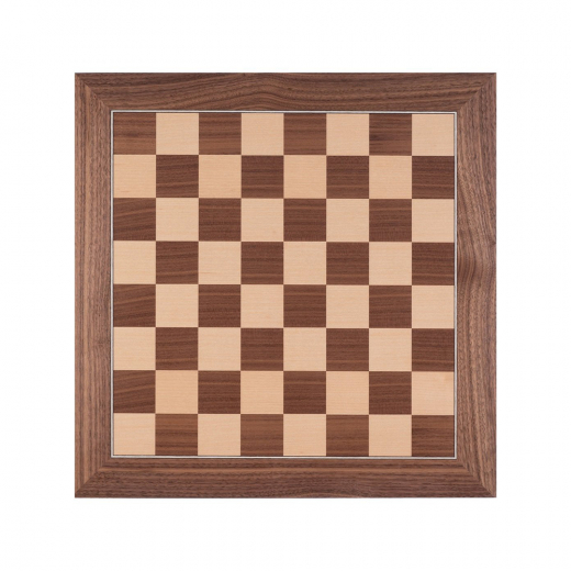 Longfield schackbräde Walnut 40 mm i gruppen SÄLLSKAPSSPEL / Schack hos Spelexperten (170486)