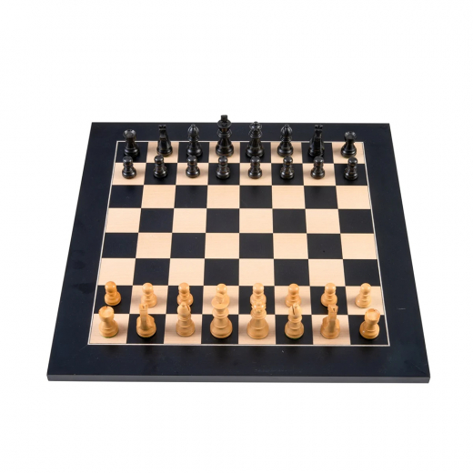 Longfield Chess Set  Black Maple 40 mm i gruppen SÄLLSKAPSSPEL / Schack hos Spelexperten (170490)