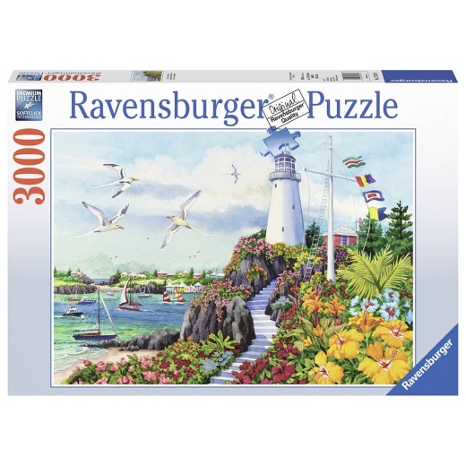 Ravensburger pussel: Coastal Paradise 3000 bitar i gruppen  hos Spelexperten (170739)