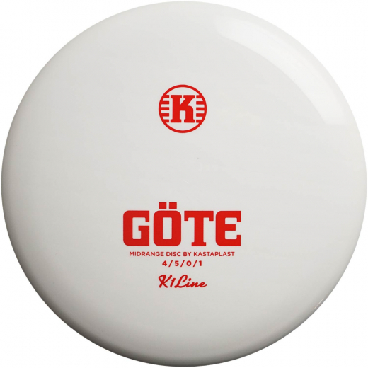 Kastaplast K1 Göte White i gruppen UTOMHUSSPEL / Disc Golf & frisbee / Midrange hos Spelexperten (17294)