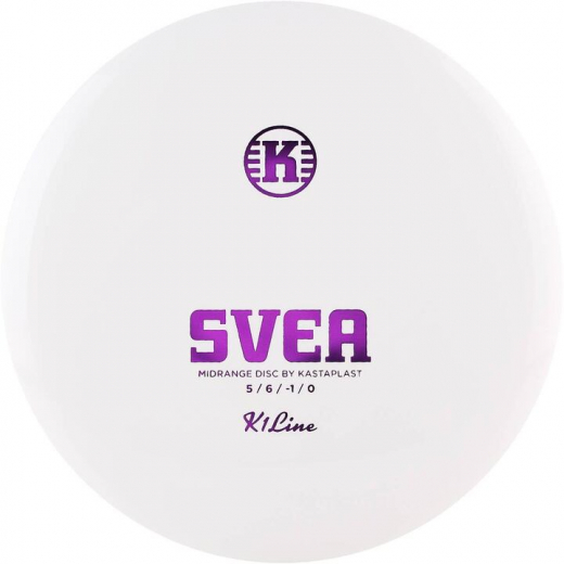 Kastaplast K1 Svea White i gruppen UTOMHUSSPEL / Disc Golf & frisbee / Midrange hos Spelexperten (17295)