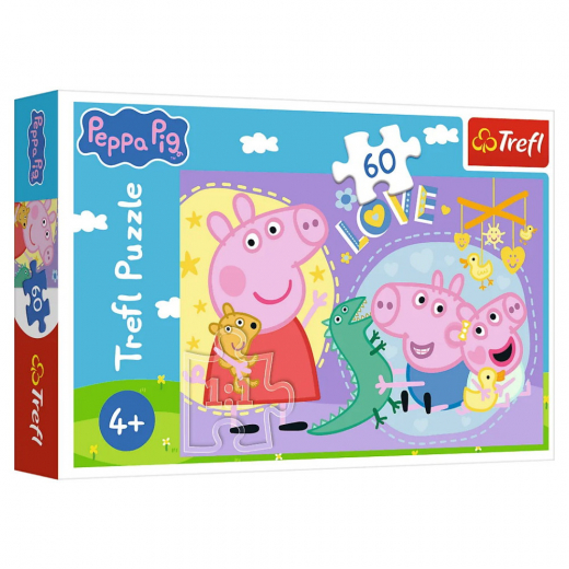 Trefl Pussel Peppa Pig 60 Bitar i gruppen PUSSEL / Barnpussel hos Spelexperten (17414)