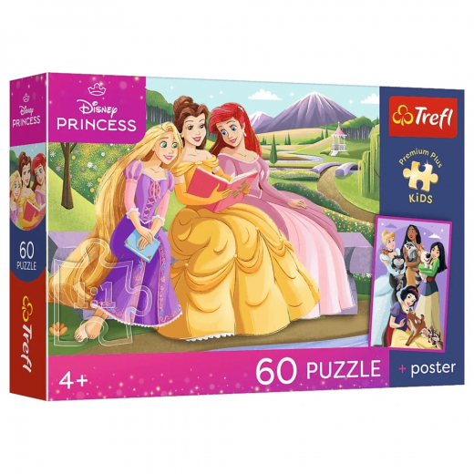 Trefl Pussel: Disney Princess 60 Bitar i gruppen PUSSEL / Barnpussel hos Spelexperten (17435)