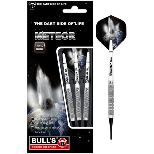 Bull's Meteor MT2 Soft 80% Tungsten 16 g i gruppen SPELBORD / Dart / Pilar / Softtip hos Spelexperten (17436)