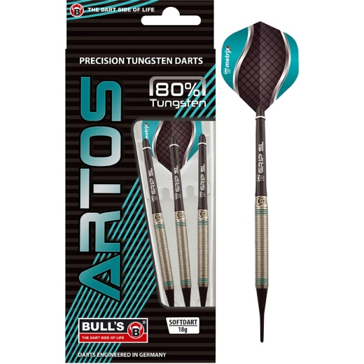 Bull's Artos AR1 Soft Mint 80% Tungsten 18 g i gruppen SPELBORD / Dart / Pilar / Softtip hos Spelexperten (17668)