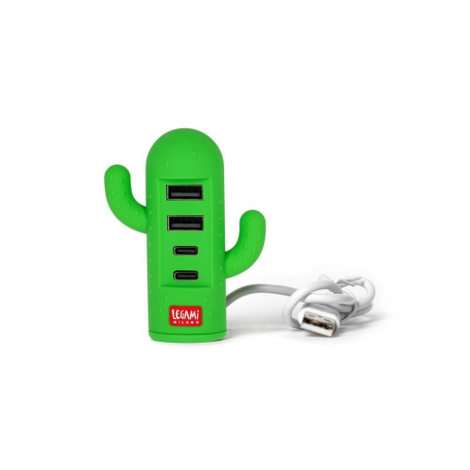Mini USB hub, Cactus i gruppen LEKSAKER / Roliga prylar / Mobiltillbehör hos Spelexperten (181009)