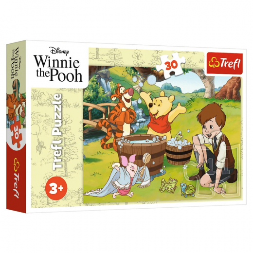 Trefl Pussel Disney Nalle Puh - 30 Bitar i gruppen PUSSEL / Barnpussel hos Spelexperten (18321)