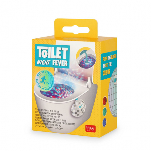Toilet night fever - Toa-nattlampa med sensor i gruppen LEKSAKER / Roliga prylar hos Spelexperten (184051)