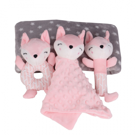 Fleecefilt och Gosedjur Giftset Rosa Räv i gruppen LEKSAKER / Gosedjur / Snuttefiltar hos Spelexperten (18421)