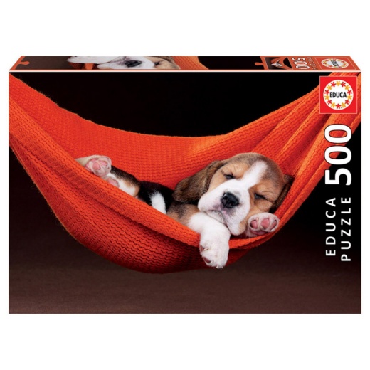 Educa Pussel: Sleeping in a hammock 500 Bitar i gruppen  hos Spelexperten (18477)
