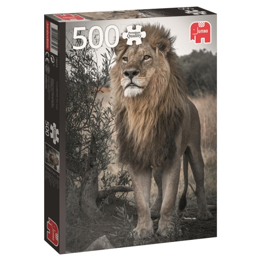 Jumbo Pussel - Proud Lion 500 Bitar i gruppen  hos Spelexperten (18523)