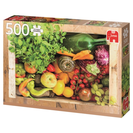 Jumbo Pussel - Fruit and vegetable box 500 Bitar i gruppen  hos Spelexperten (18531)