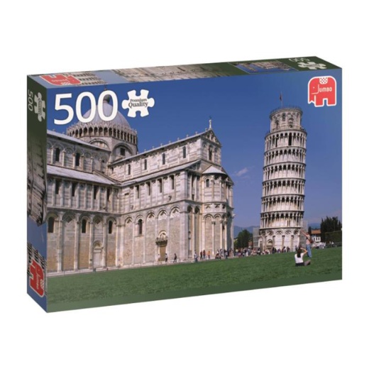 Jumbo Pussel - Tower of Pisa 500 Bitar i gruppen PUSSEL / < 625 bitar hos Spelexperten (18535)
