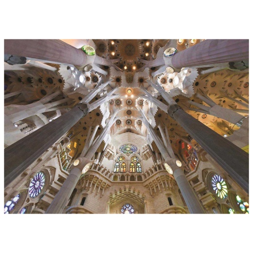 Jumbo Pussel - Sagrada familia, Barcelona 1000 Bitar i gruppen  hos Spelexperten (18567)