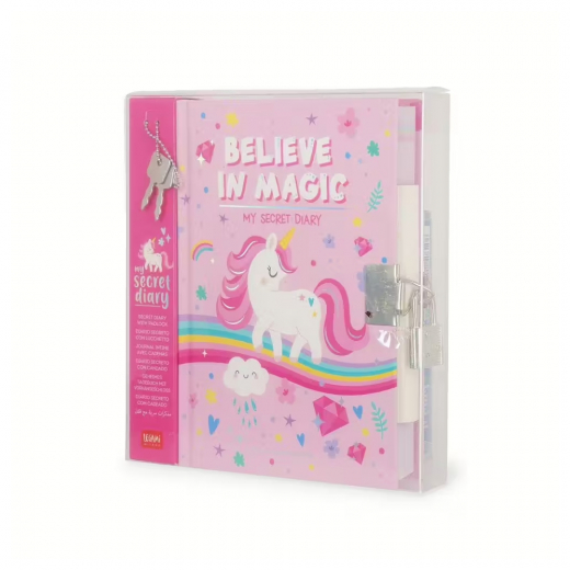 My secret diary Unicorn Rosa i gruppen LEKSAKER / Skapa & måla / Skriva och Rita hos Spelexperten (187708)