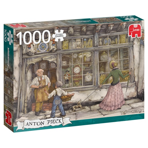 Jumbo Pussel - The clock shop 1000 Bitar i gruppen PUSSEL / 1000 bitar hos Spelexperten (18826)