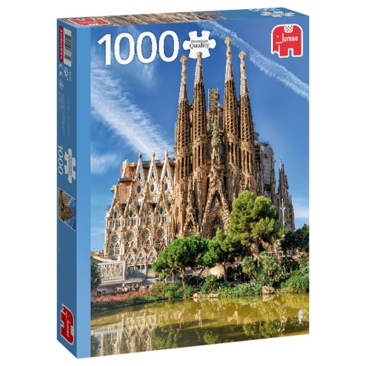 Jumbo Pussel - Sagrada familia view 1000 Bitar i gruppen  hos Spelexperten (18835)