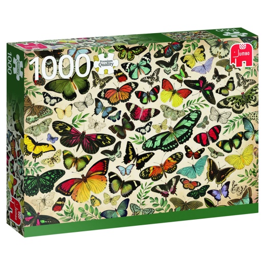 Jumbo Pussel - Butterfly poster 1000 Bitar i gruppen PUSSEL / 1000 bitar hos Spelexperten (18842)