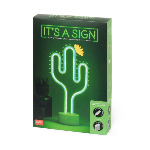  It's a sign, LED-lampa - Kaktus i gruppen LEKSAKER / Inredning / Lampor hos Spelexperten (189201)