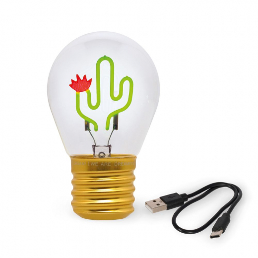Bulb Fiction - Cactus i gruppen LEKSAKER / Inredning / Lampor hos Spelexperten (189356)