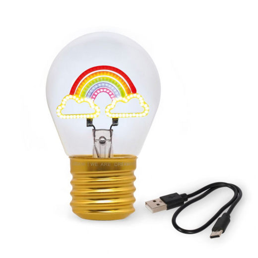 Bulb Fiction - Rainbow i gruppen LEKSAKER / Inredning / Lampor hos Spelexperten (189358)
