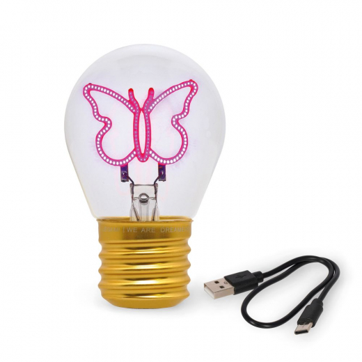 Bulb Fiction - Butterfly i gruppen LEKSAKER / Inredning / Lampor hos Spelexperten (189361)