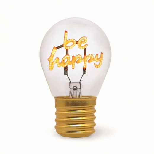 Bulb Fiction - Be Happy i gruppen LEKSAKER / Inredning / Lampor hos Spelexperten (189365)