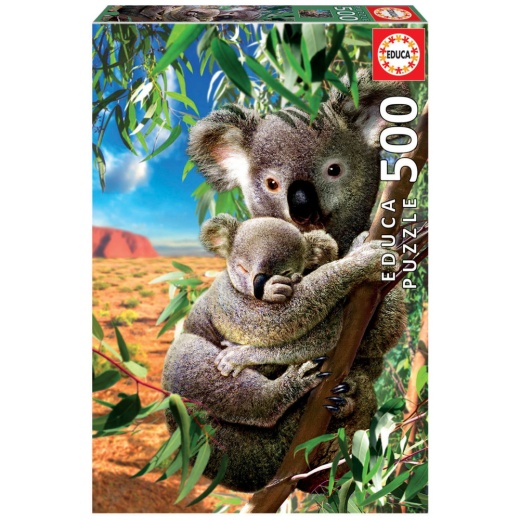 Educa Pussel: Koala and Cub 500 Bitar i gruppen PUSSEL / < 750 bitar hos Spelexperten (18999)