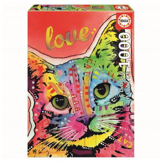 Educa Pussel: Tilt Cat Love, Dean Russo 1000 Bitar i gruppen  hos Spelexperten (19257)