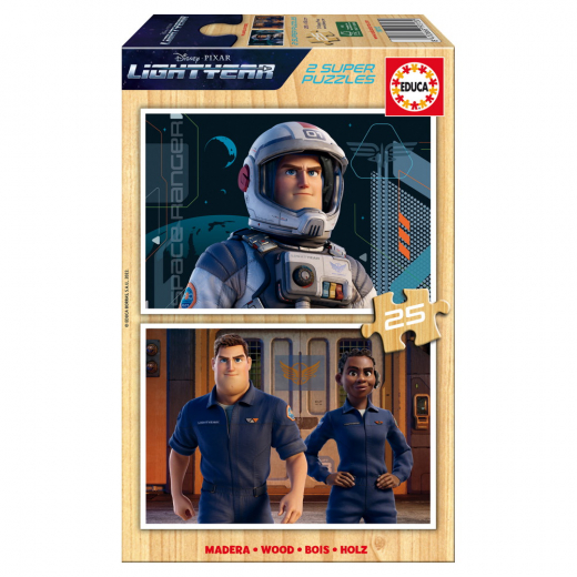 Educa Pussel: Disney Lightyear 2x25 Bitar i gruppen PUSSEL / < 750 bitar hos Spelexperten (19313)