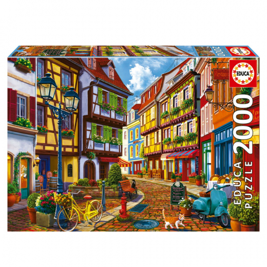 Educa Pussel: Bright Street 2000 Bitar i gruppen  hos Spelexperten (19945)