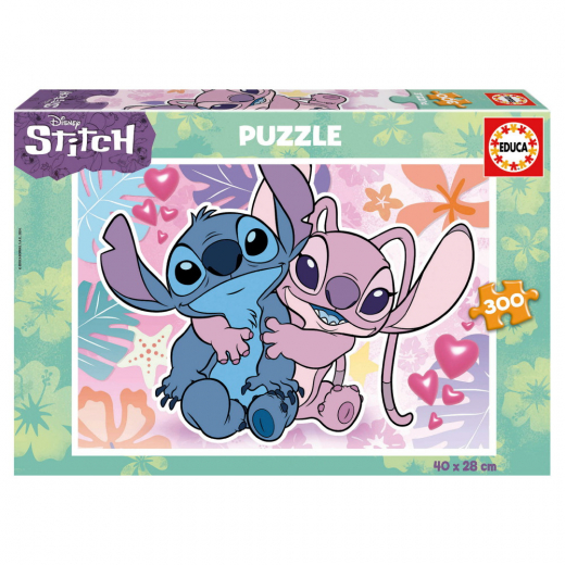 Educa Pussel: Disney Stitch 300 Bitar i gruppen PUSSEL / Barnpussel hos Spelexperten (19964)