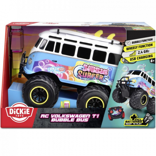 Dickie Toys - Radiostyrd Volkswagen T1 i gruppen LEKSAKER / Radiostyrt hos Spelexperten (201106014)