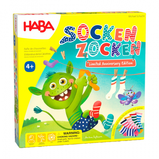 Socken Zocken Limited Anniversary Edition i gruppen SÄLLSKAPSSPEL / Barnspel hos Spelexperten (2011722003)