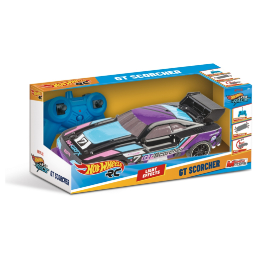 Hot Wheels Let's Race RC GT Scorcher 1:24 i gruppen LEKSAKER / Radiostyrt hos Spelexperten (20125004)