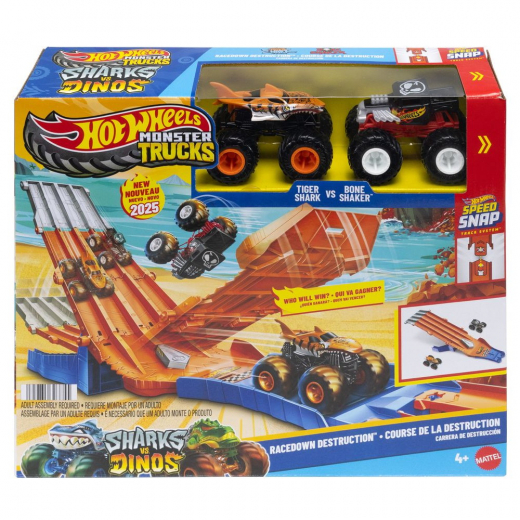 Hot Wheels Racedown Destruction Descente Infernale i gruppen LEKSAKER / Leksaksfordon / Hot Wheels hos Spelexperten (2025020)