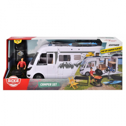 Dickie Toys - Hymer Campingset i gruppen LEKSAKER / Leksaksfordon hos Spelexperten (203837021)