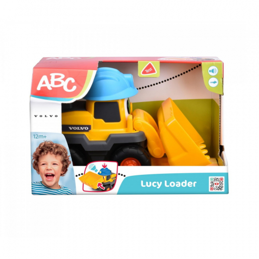 ABC  Lucy Loader Volvo Hjullastare i gruppen LEKSAKER / Barn & baby / Barn & babyleksaker hos Spelexperten (204114012)
