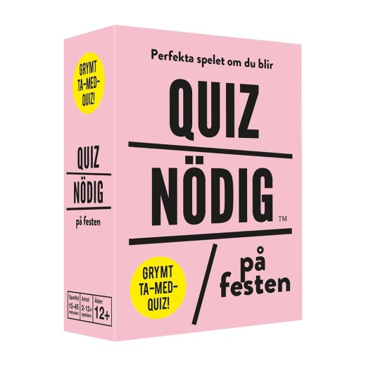 Quiznödig - På festen i gruppen SÄLLSKAPSSPEL / Festspel hos Spelexperten (2100594)