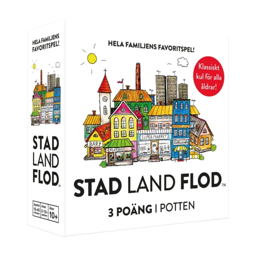 Stad Land Flod - Kortspelet i gruppen SÄLLSKAPSSPEL / Familjespel hos Spelexperten (2100839)