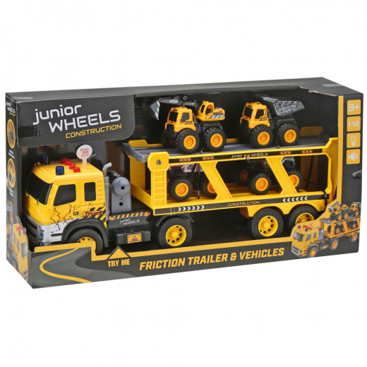 Junior Wheels Byggfordon 1:12 i gruppen LEKSAKER / Leksaksfordon hos Spelexperten (21024010)