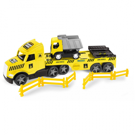 Wader Magic Truck Technic Flak Lastbil Och Tippare i gruppen LEKSAKER / Leksaksfordon hos Spelexperten (21025025)