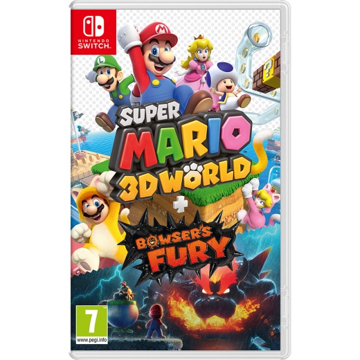 Super Mario 3D World + Bowser's Fury -  Nintendo Switch i gruppen SÄLLSKAPSSPEL / TV-spel / Nintendo Switch hos Spelexperten (211155)
